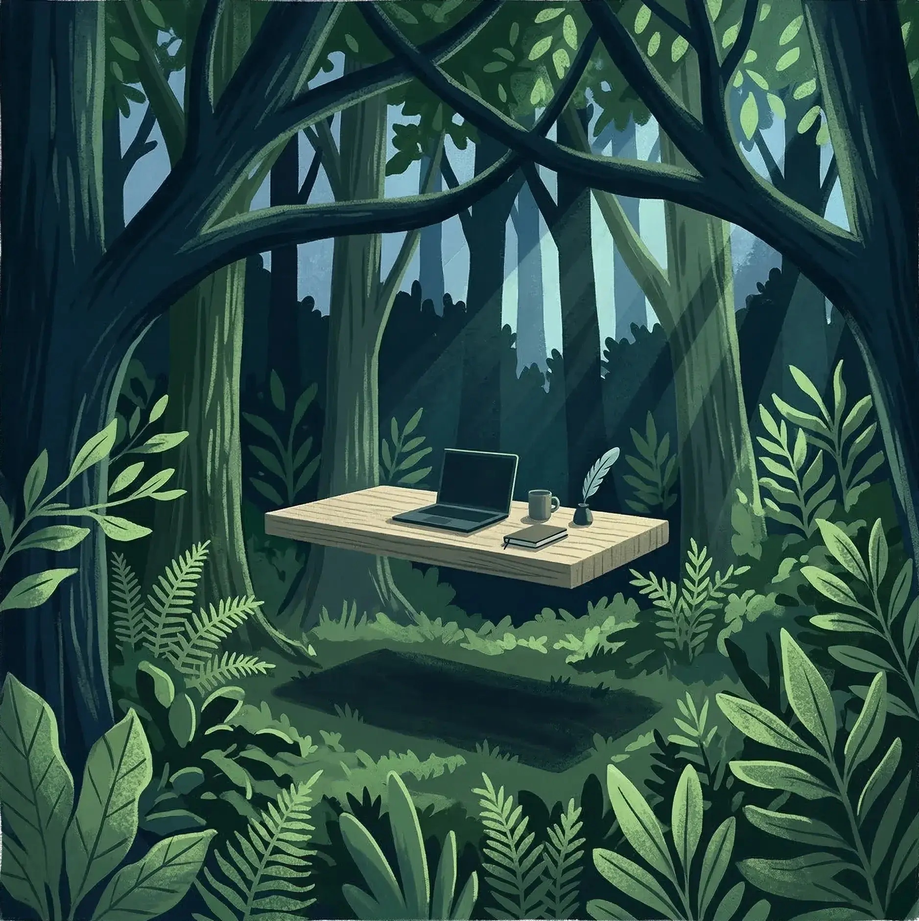 Espace de travail digital - outils de productivité et organisation